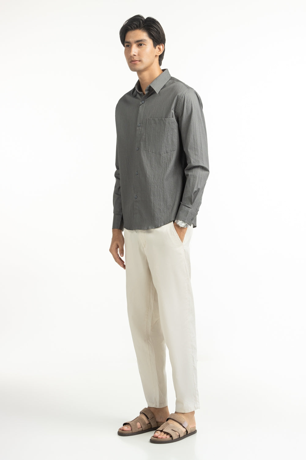 Regular Fit Casual Shirts MN-CS-SS25-239
