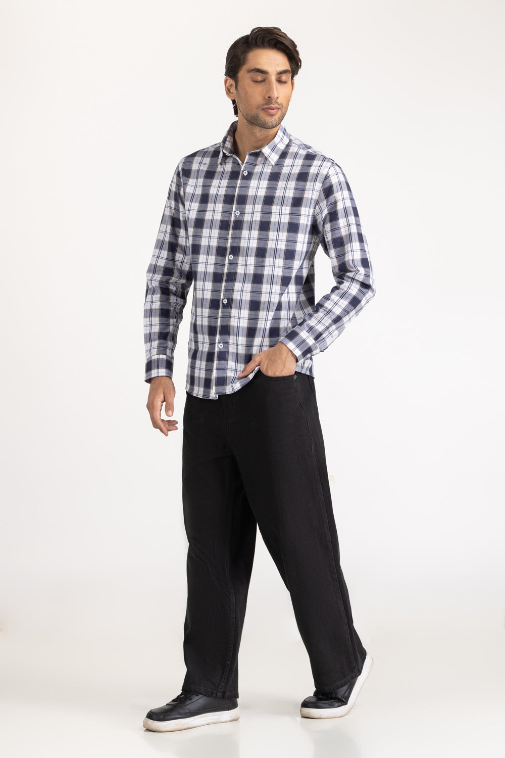 Regular Fit Casual Shirts MN-CS-SS25-195