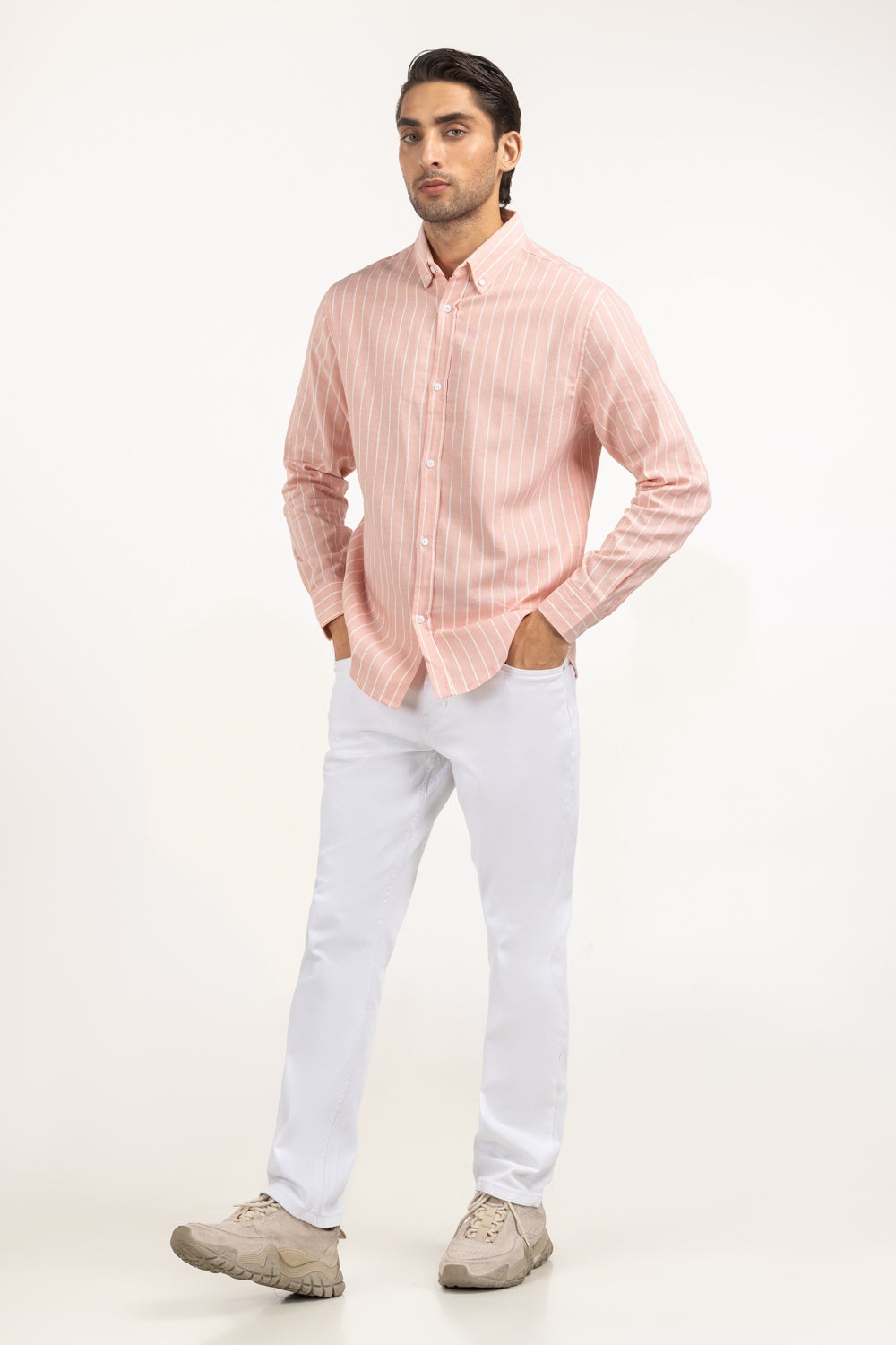 Regular Fit Casual Shirts MN-CS-SS25-193