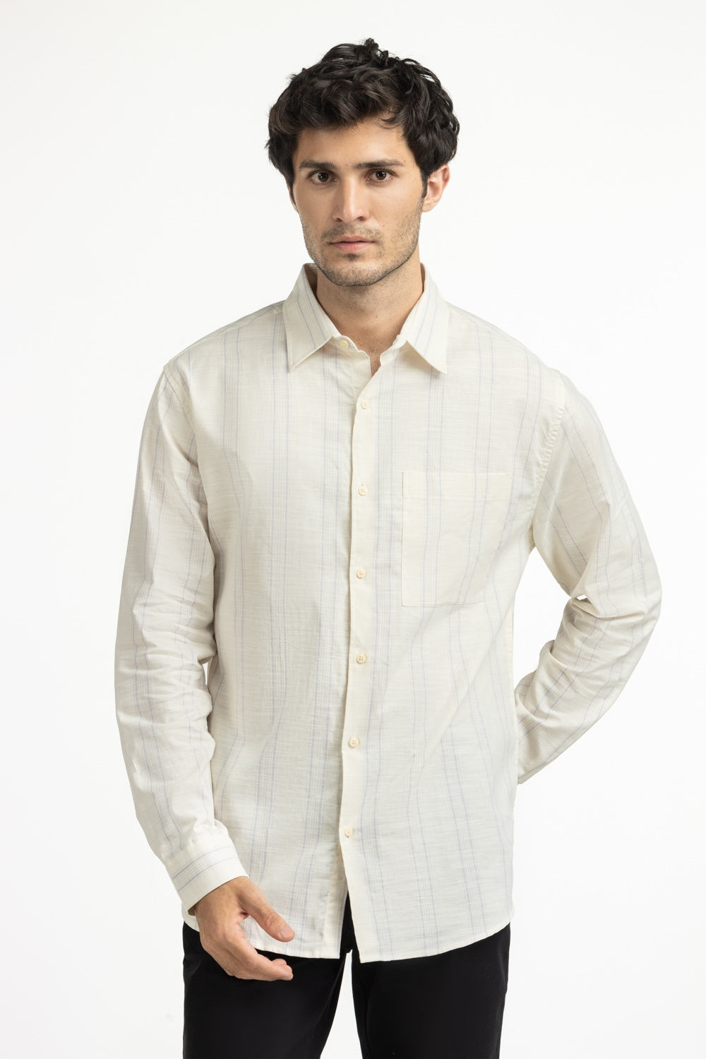 Regular Fit Casual Shirts MN-CS-SS25-183