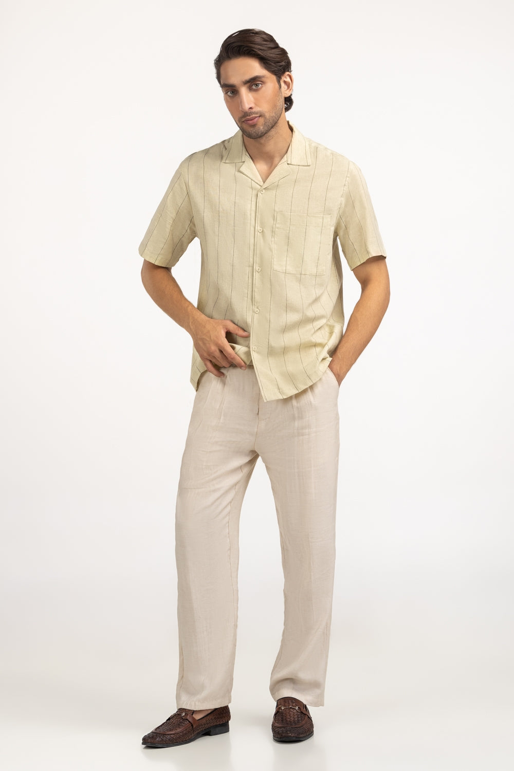 Regular Fit Casual Shirts MN-CS-SS25-201
