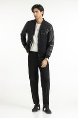 Regular Fit PU Jackets MN-JKT-WS24-008