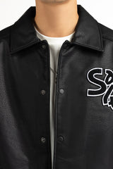 Regular Fit PU Jackets MN-JKT-WS24-045