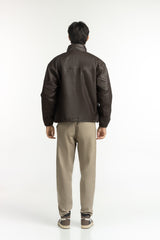 Regular Fit PU Jackets MN-JKT-WS24-048