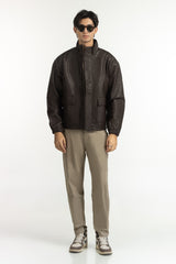 Regular Fit PU Jackets MN-JKT-WS24-048