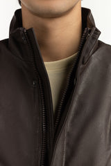 Regular Fit PU Jackets MN-JKT-WS24-048