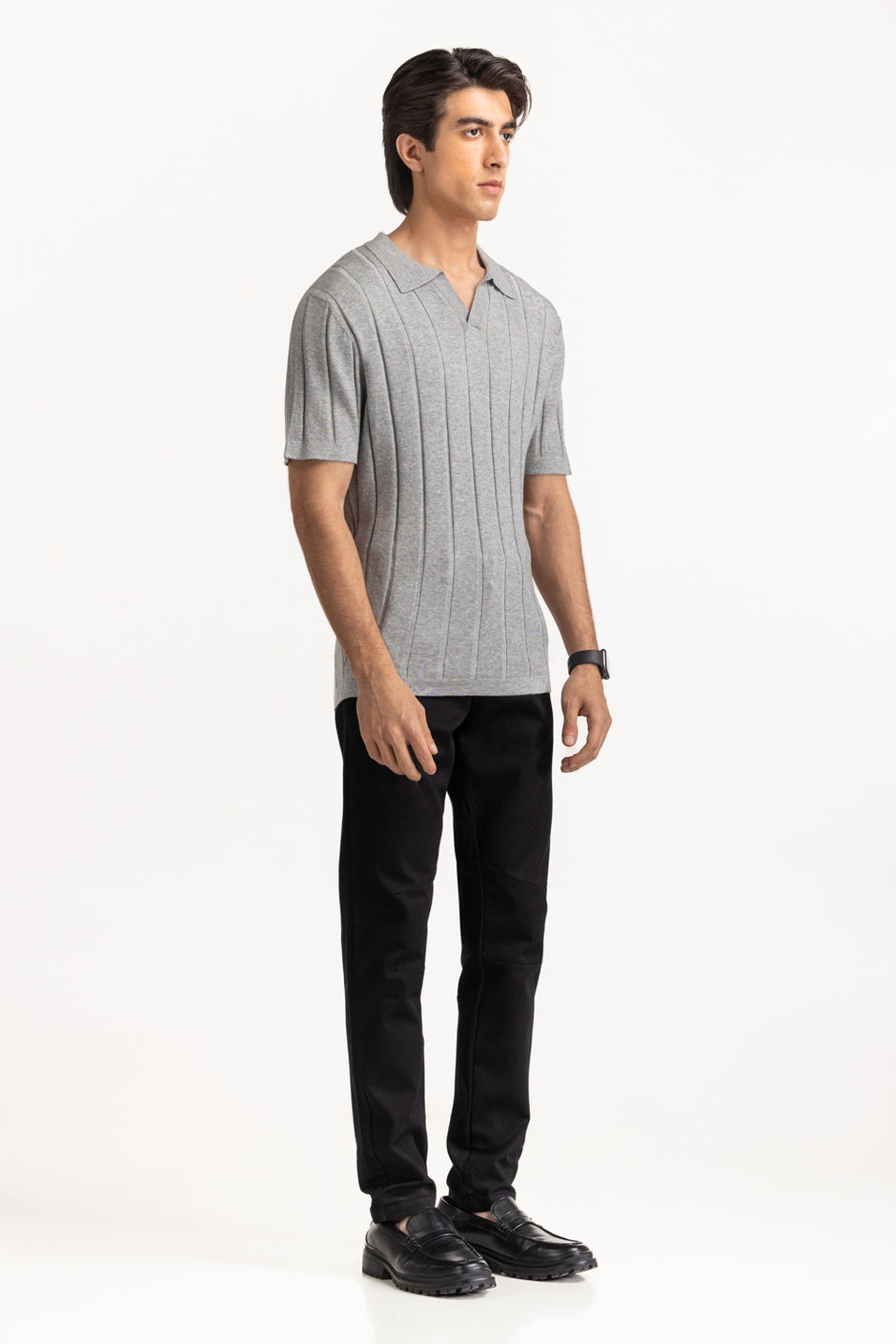 Sweater Knit Polo MN-PSH-SS25-206