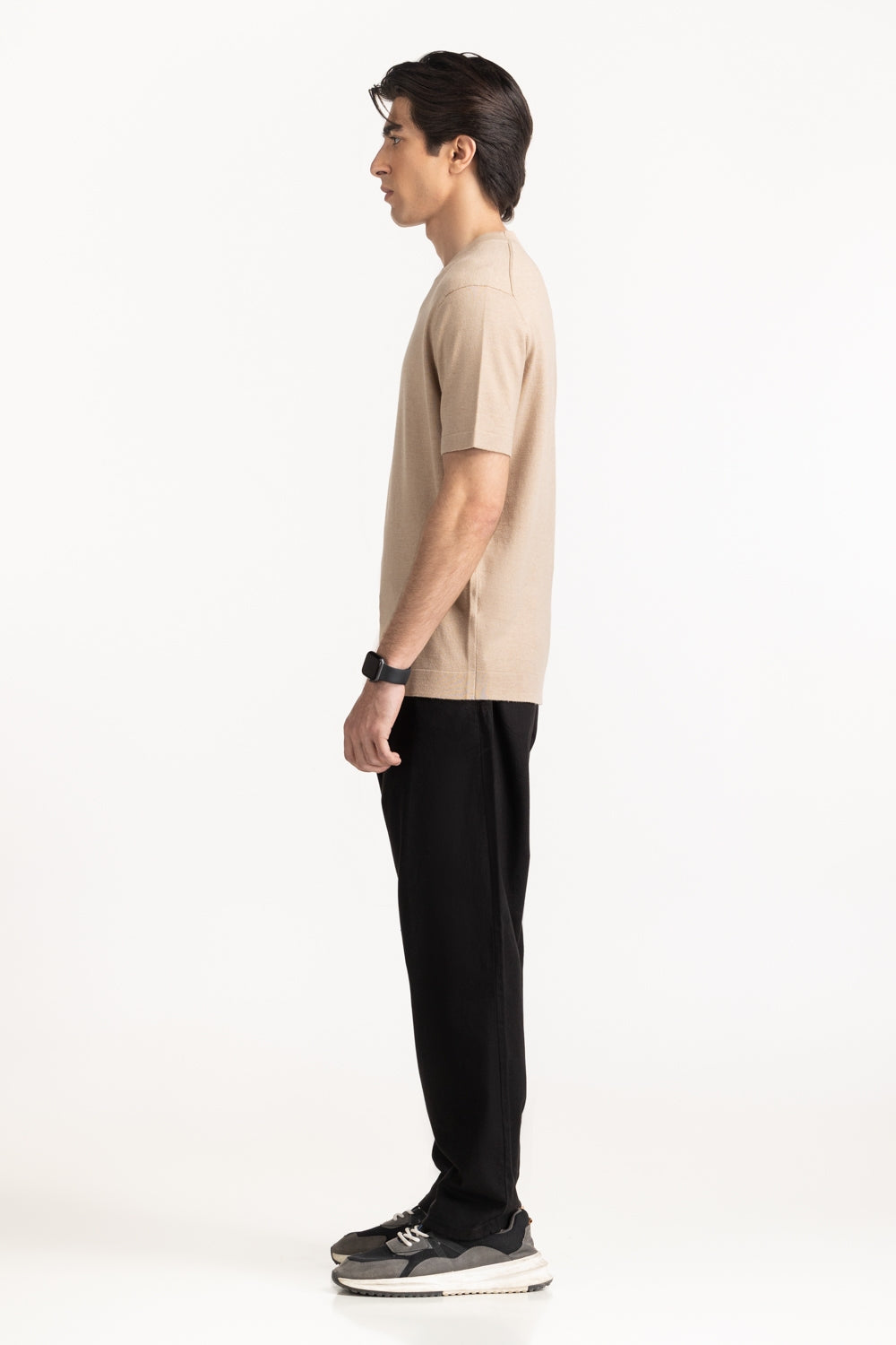 Sweater Knit T-Shirt MN-TS-SS25-214