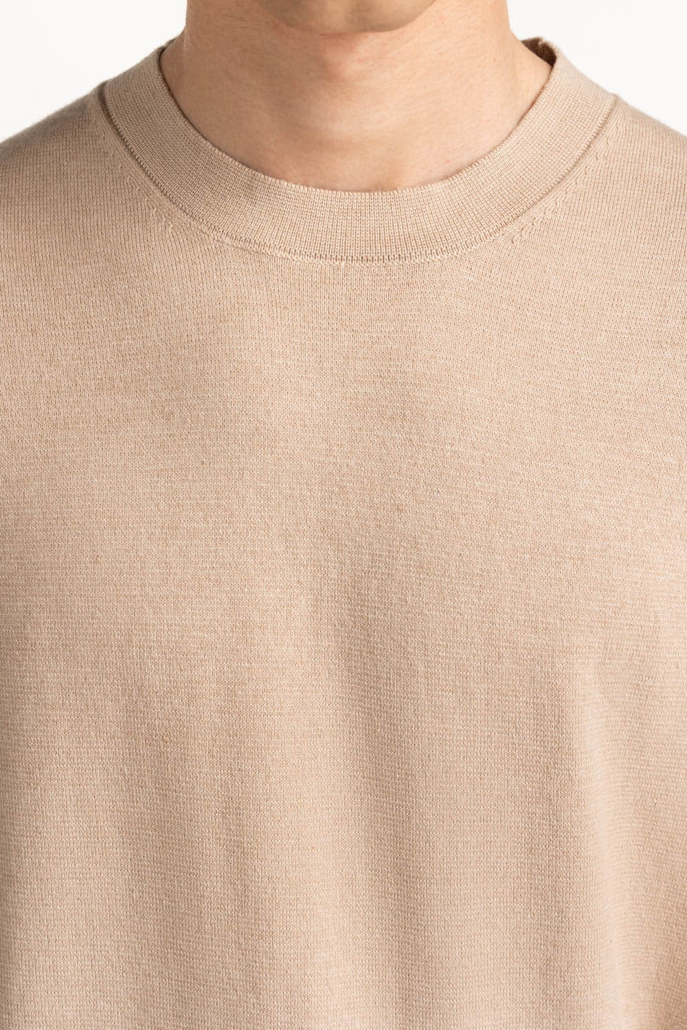 Sweater Knit T-Shirt MN-TS-SS25-214