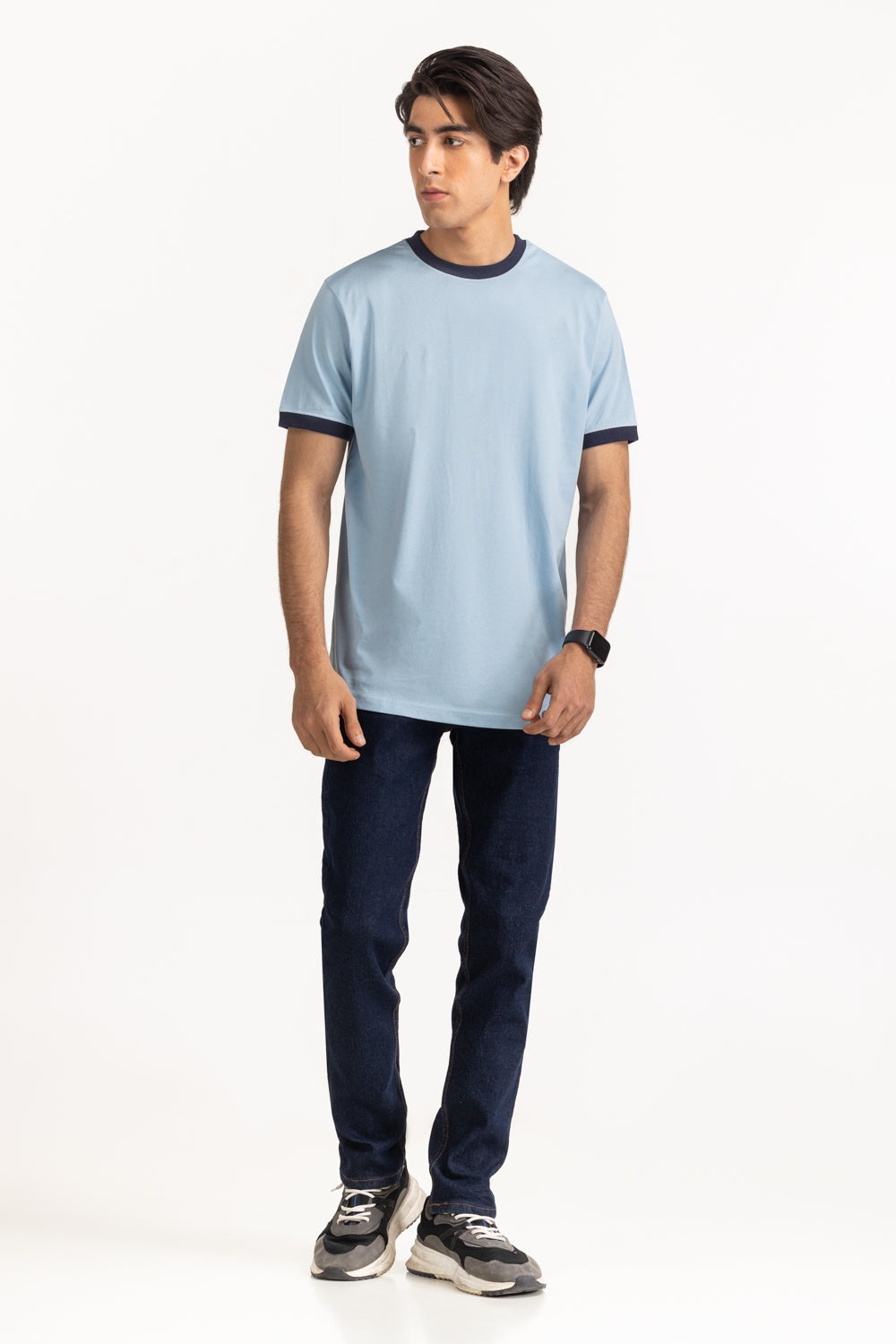 Contrast Color T-Shirt MN-TS-SS25-031