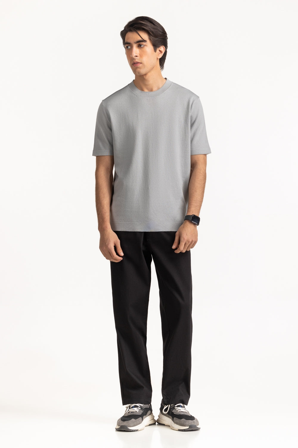 Sweater Knit T-Shirt MN-TS-SS25-213