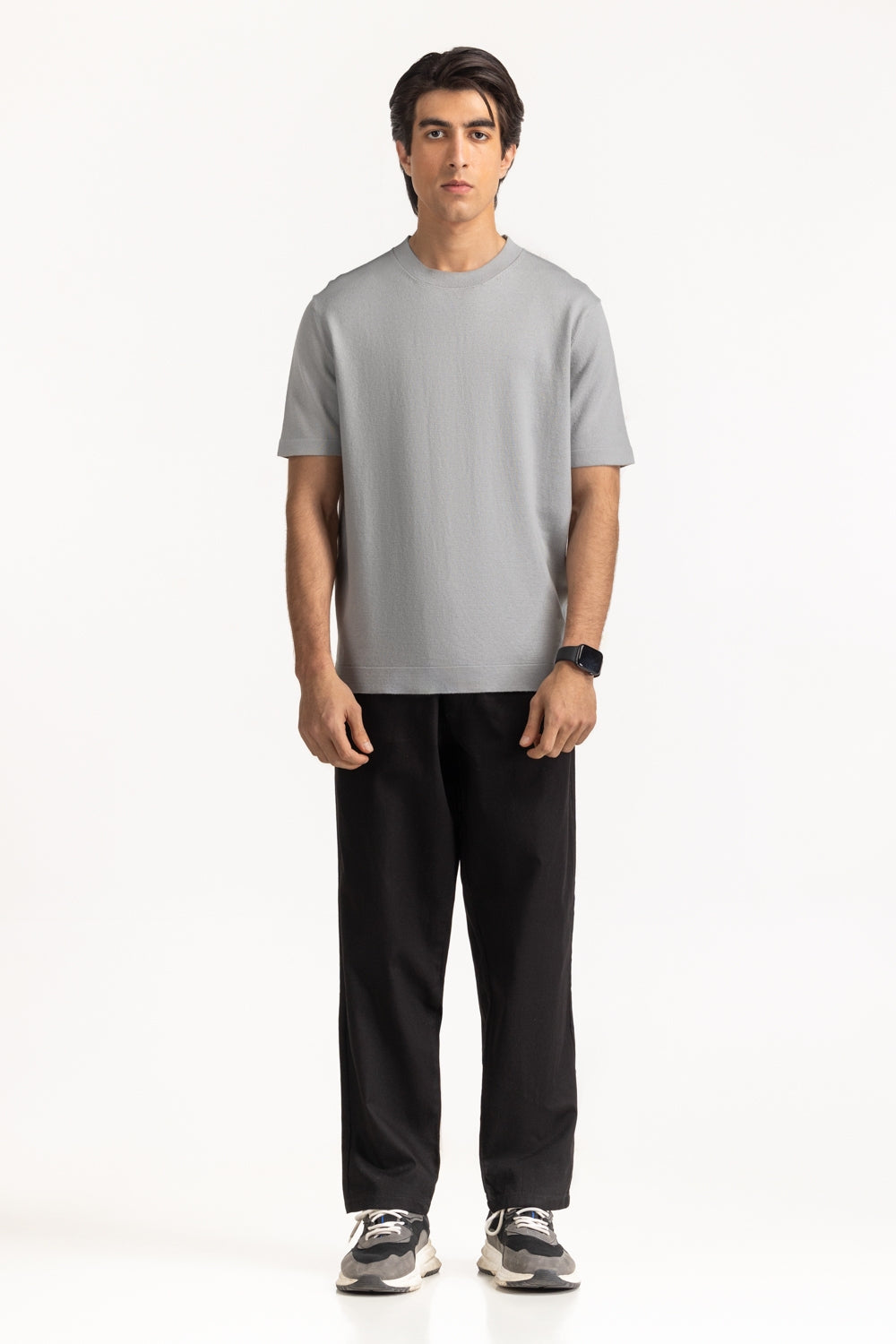 Sweater Knit T-Shirt MN-TS-SS25-213