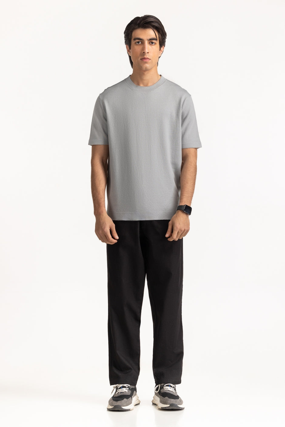 Sweater Knit T-Shirt MN-TS-SS25-213