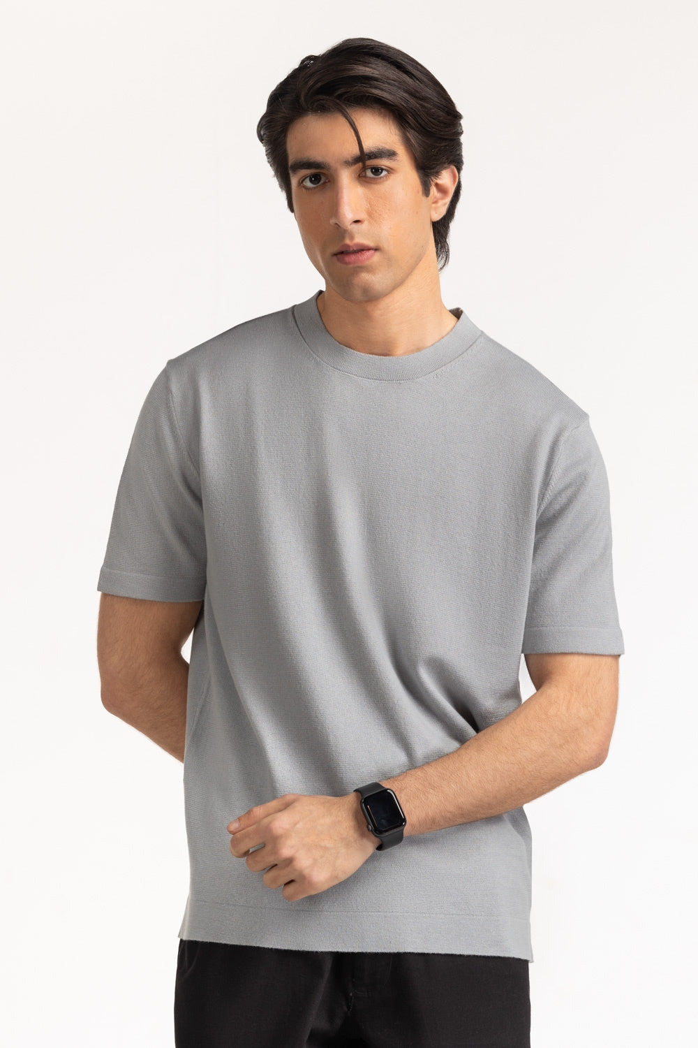 Sweater Knit T-Shirt MN-TS-SS25-213