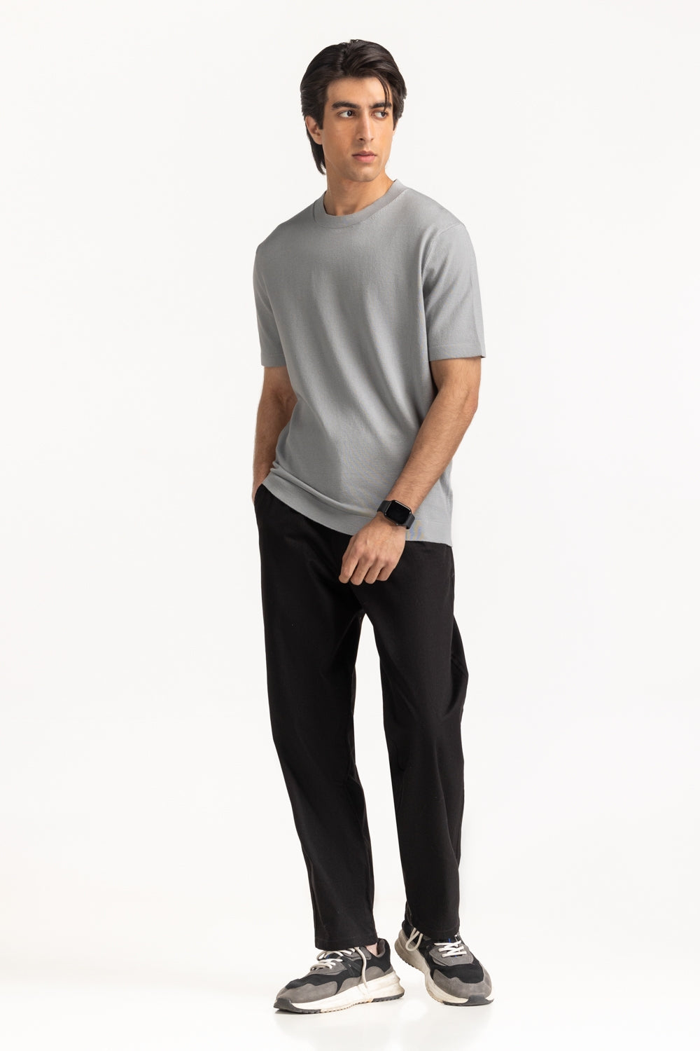Sweater Knit T-Shirt MN-TS-SS25-213