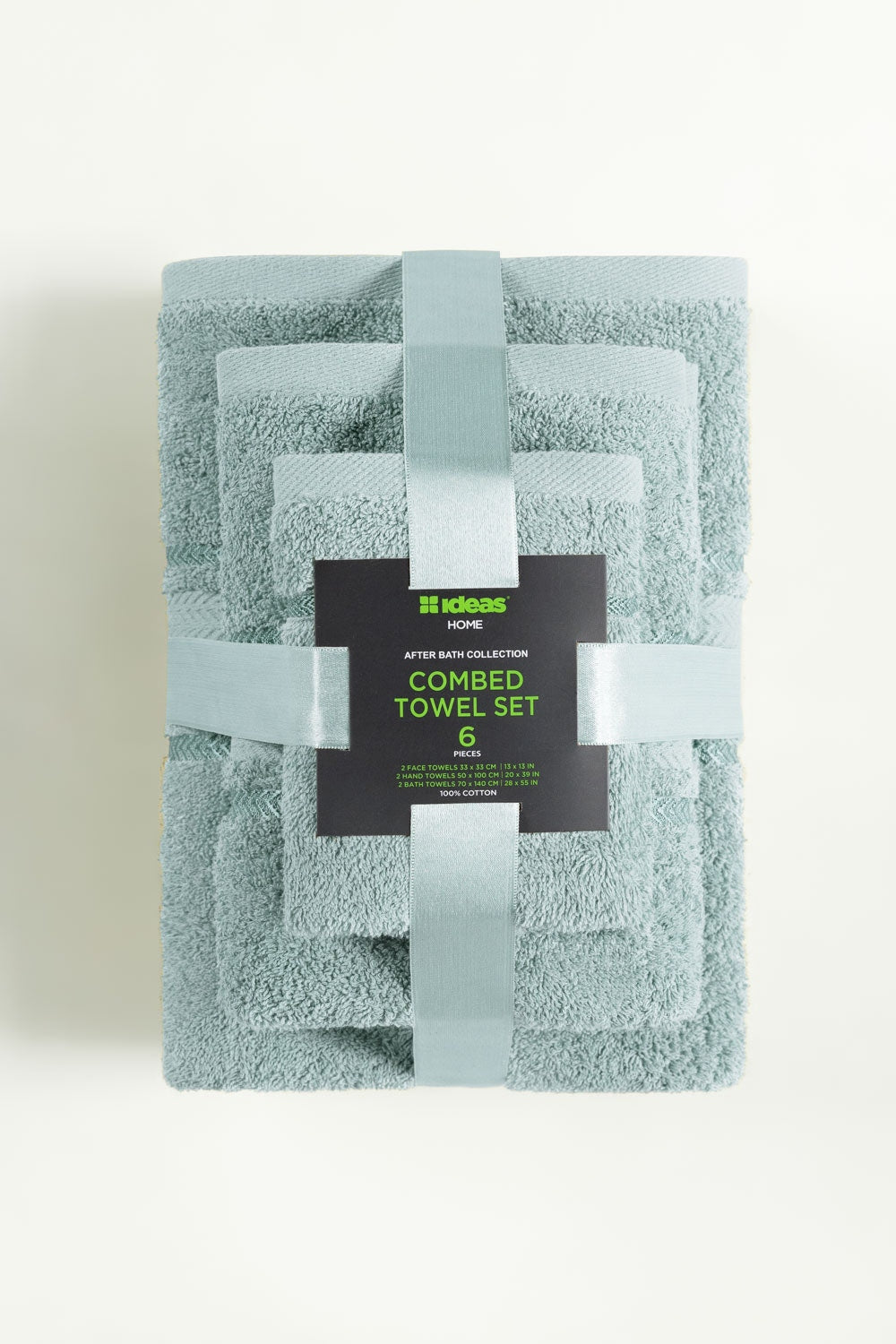 Salt water Combed Towel 6Pcs Set
