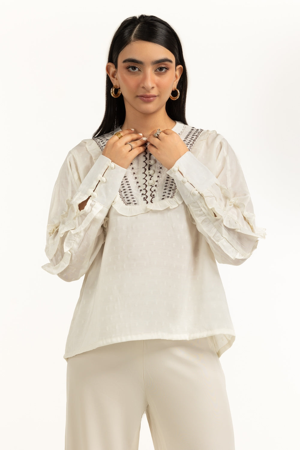 Regular Fit Blouse WM-BLS-SS25-063