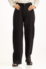 Straight Fit Wide Leg Trousers WM-NDJ-SS25-009