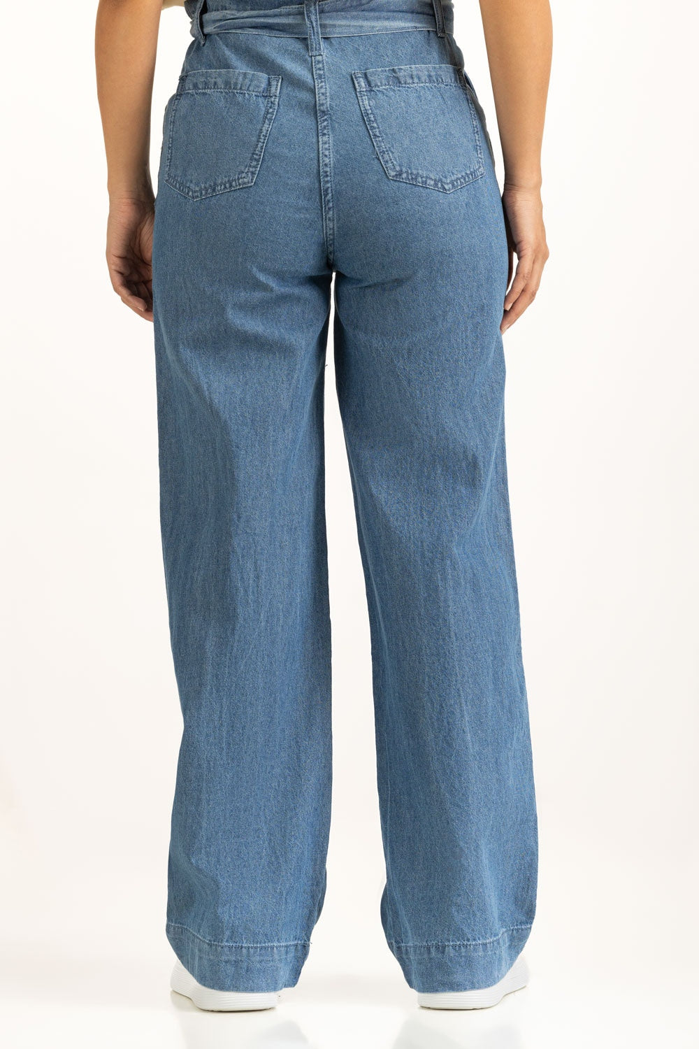 Straight Fit Wide Leg Trousers WM-NDJ-SS25-011