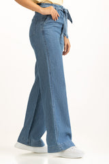 Straight Fit Wide Leg Trousers WM-NDJ-SS25-011