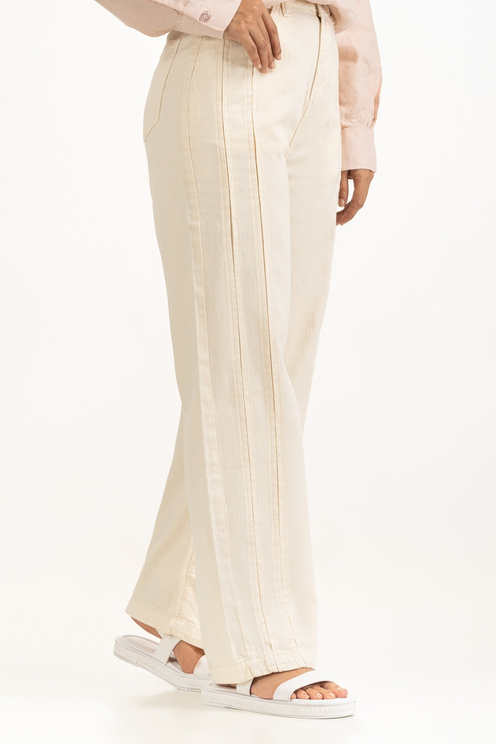 Straight Fit Wide Leg Trousers WM-NDJ-SS25-010