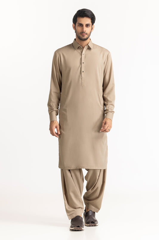 Sand Castle Unstitched Fabric Blended-LF