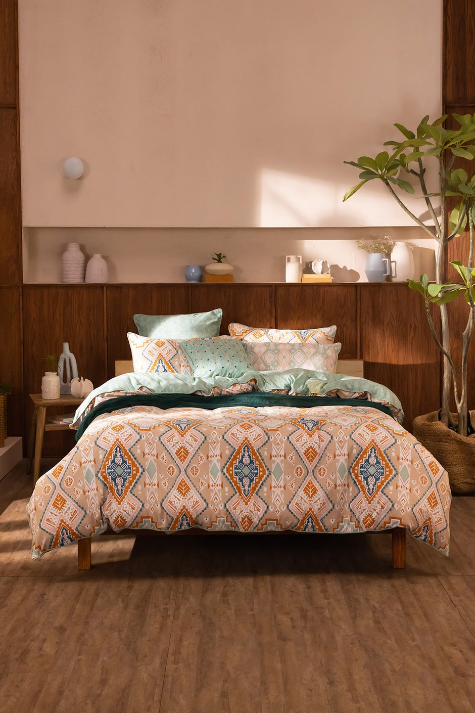 Sand Tile T-150 Quilt Cover Set