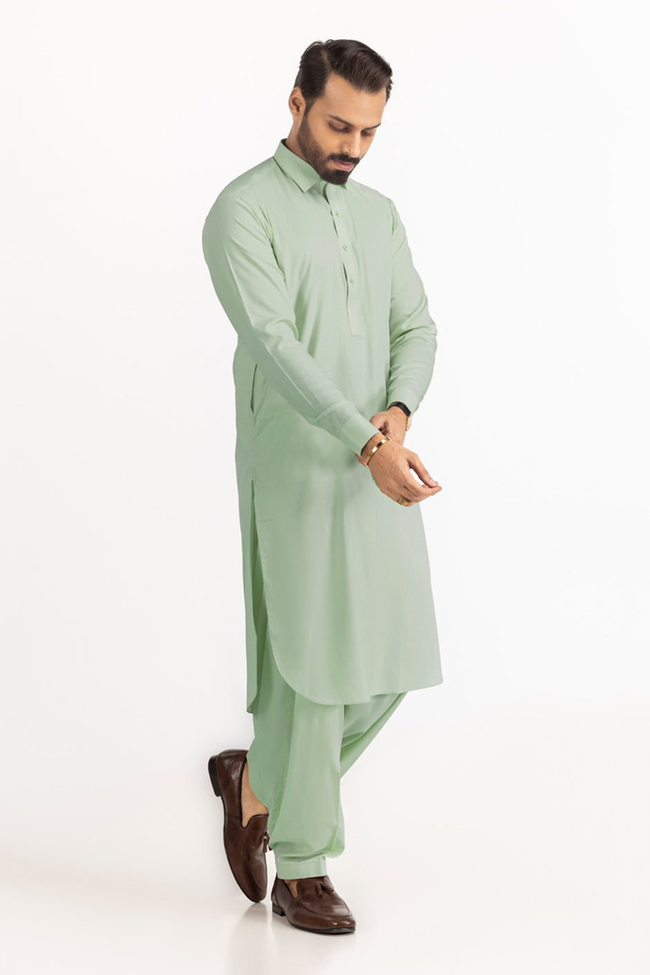 Sangam Cotton Unstitched Fabric Cotton-LF