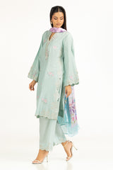 Satin Crinckle Printed Dupatta IPD-44444