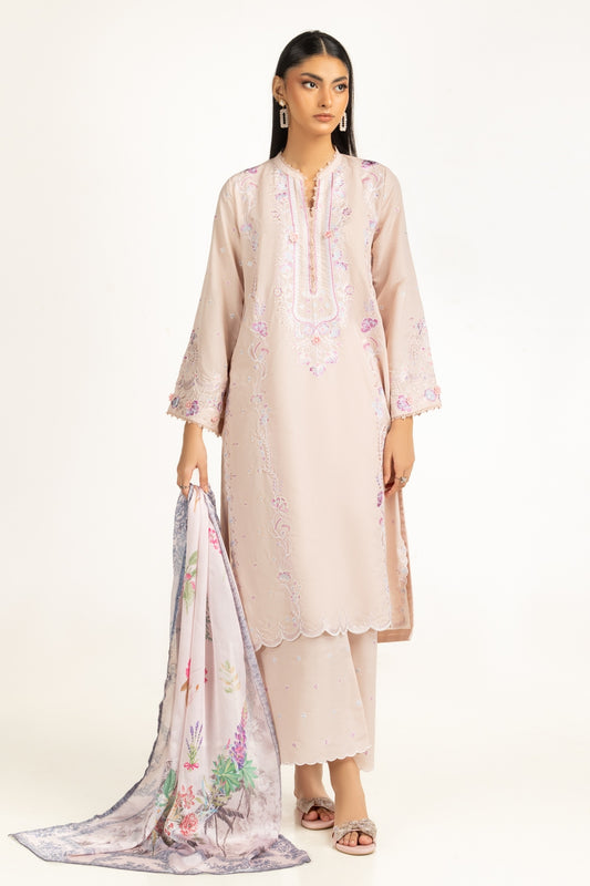 Satin Crinckle Printed Dupatta IPD-44728