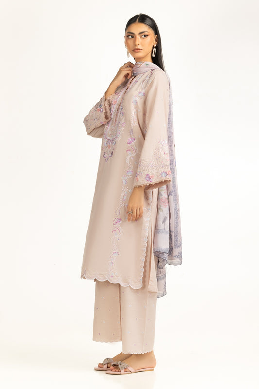 Satin Crinckle Printed Dupatta IPD-44728