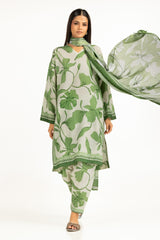 Satin Crinckle Printed Dupatta IPD-44805