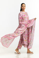 Satin Crincle Printed Dupatta IPD-44572