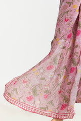 Satin Crincle Printed Dupatta IPD-44572