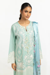 Satin Crinkle Printed Dupatta IPD-44701