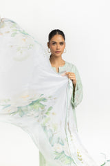 Satin Crinkle Printed Dupatta IPD-44705