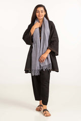 Grey Poly Viscose Scarf SCF-23-01