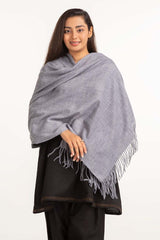 Grey Poly Viscose Scarf SCF-23-01