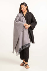 Grey Poly Viscose Scarf SCF-23-05