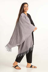 Grey Poly Viscose Scarf SCF-23-05