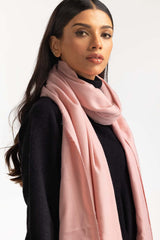 Light Pink Polyester Scarf SCF-23-12