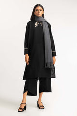 Charcoal Polyester Scarf SCF-23-14