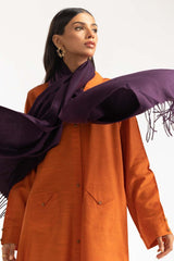 Purple Polyester Scarf SCF-23-15