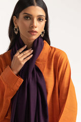 Purple Polyester Scarf SCF-23-15