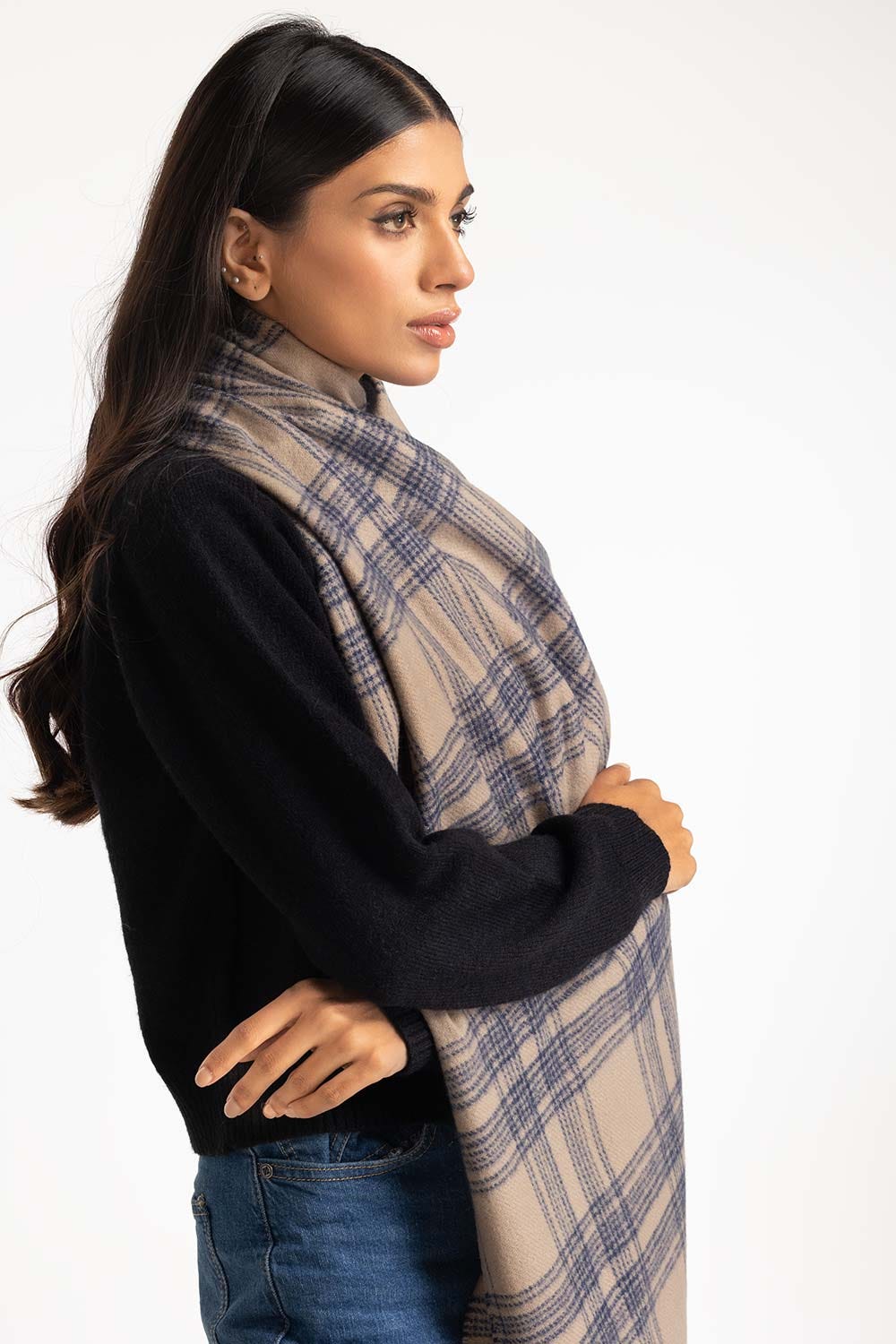Multicolored Polyester Scarf SCF-23-18
