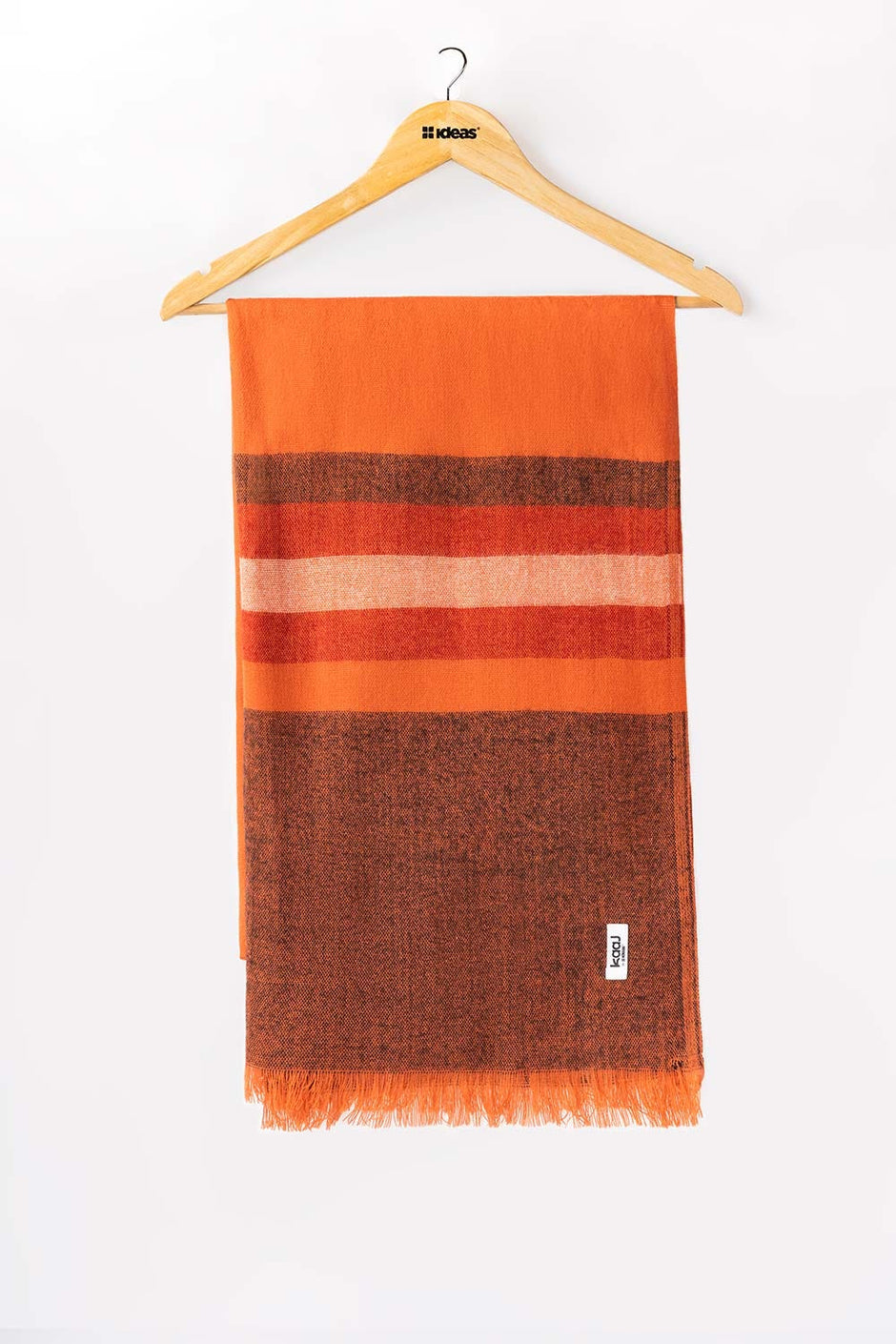 Red Blended Moonlight Border Scarves