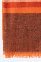 Red Blended Moonlight Border Scarves SCF-24-057