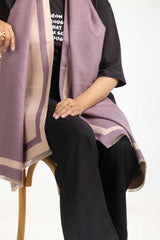 Purple Double Side Two Colors Blended Scarf SCF-24-071