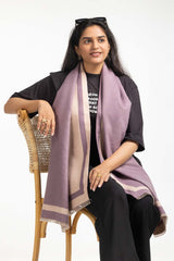Purple Double Side Two Colors Blended Scarf SCF-24-071