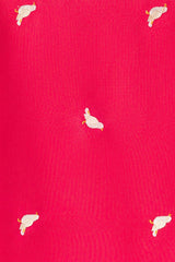 Pink Herringbone Embroidered Scarves SCF-24-087